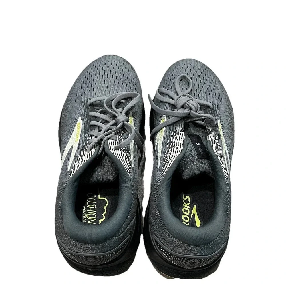 Brooks Gray Ghost 16‎ Neutral Cushion Men's Athletic Shoes Size 11 Extra Wide 4E